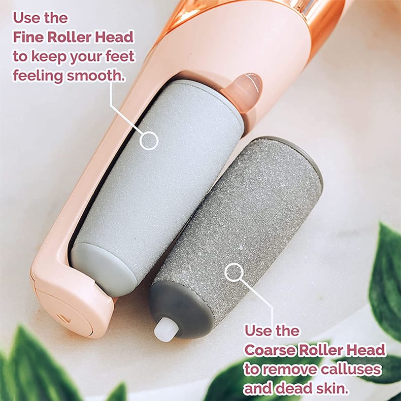 Electric Foot File Callus Remover USB Rechargeable Pedicure Tool for Dead Hard Skin & Cracked Heels ✨