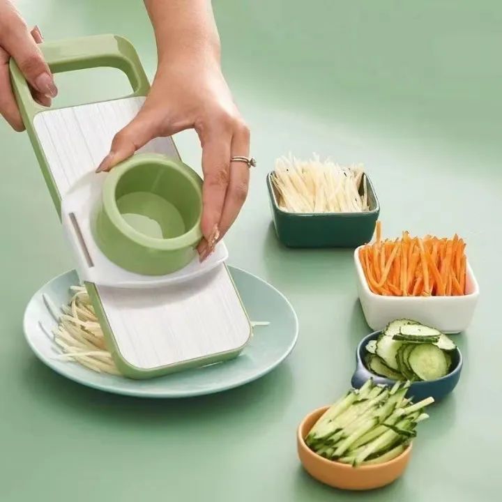 5 In 1 Vegetable Cutter Multifunctional Grater – Vegetable Slicer, Shredder & Peeler Kitchen Tool