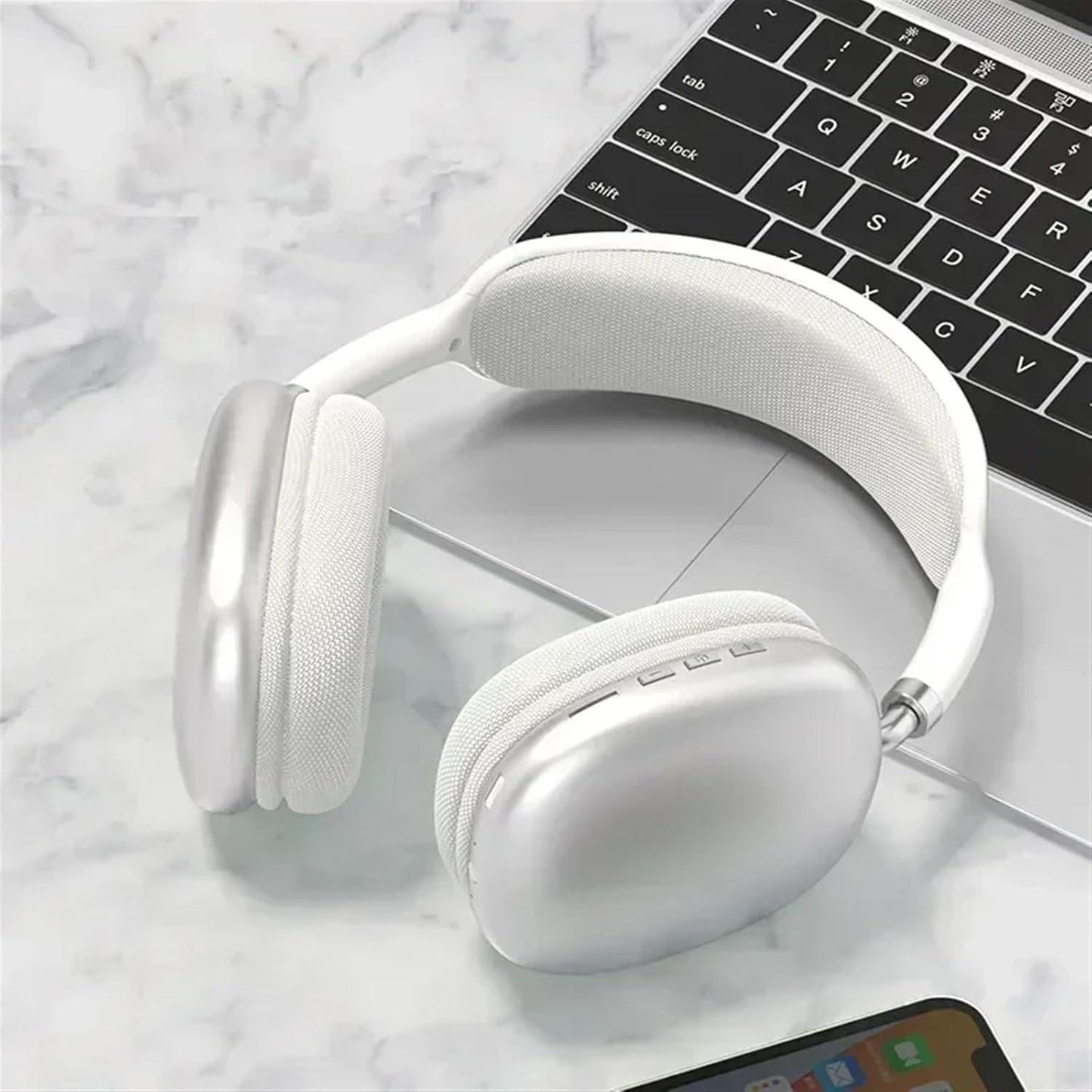 🎧 P9 Wireless Bluetooth Headphones with Mic – Noise Cancelling Stereo Sound & TF Card Support