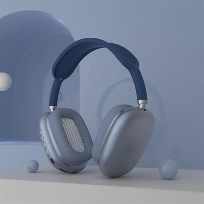 🎧 P9 Wireless Bluetooth Headphones with Mic – Noise Cancelling Stereo Sound & TF Card Support