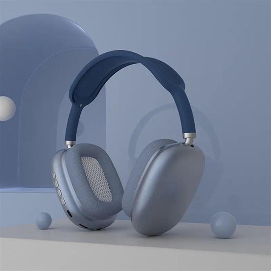 🎧 P9 Wireless Bluetooth Headphones with Mic – Noise Cancelling Stereo Sound & TF Card Support