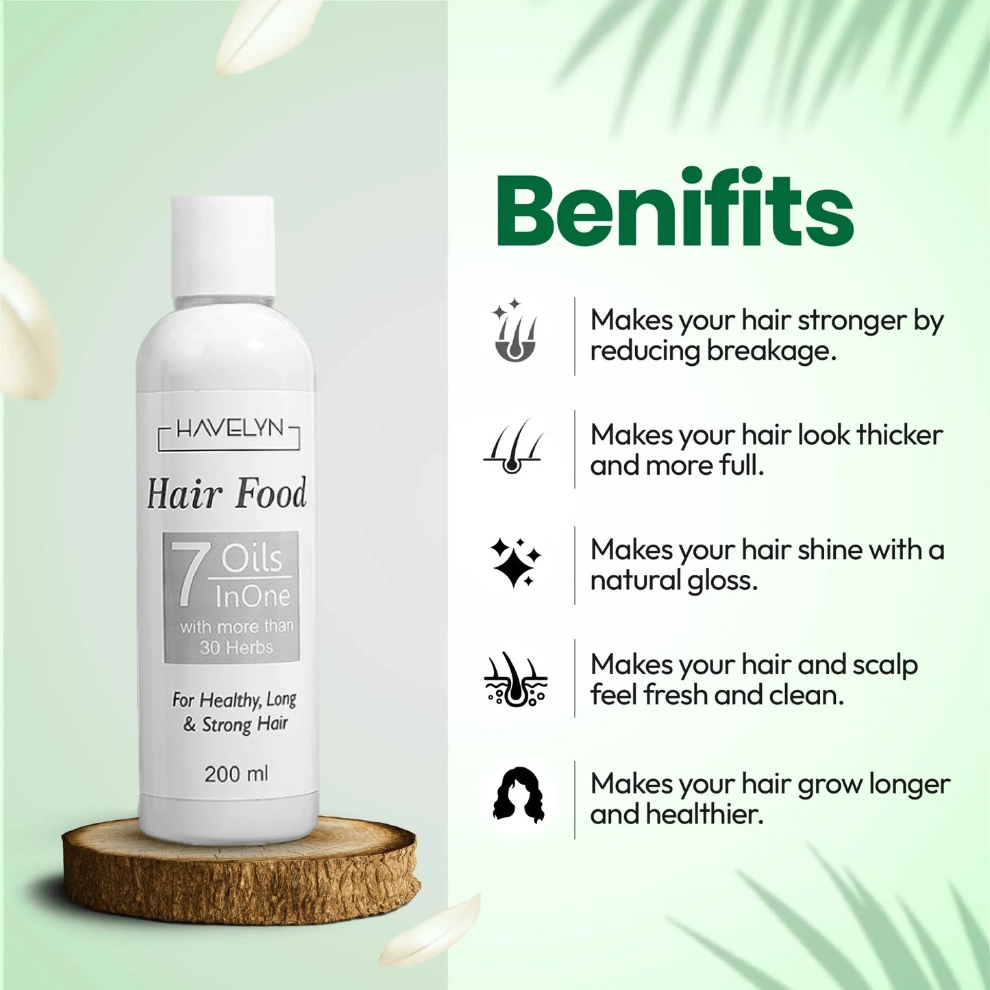 Havelyn Hair Food Oil 200ml – Deep Nourishment for Strong, Healthy Hair