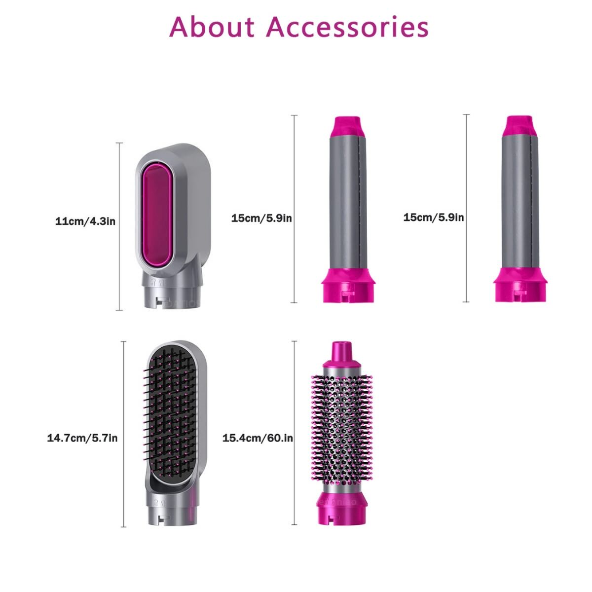 5 in 1 Hair Dryer Brush – Hot Air Styler for Straightening, Curling & Volumizing