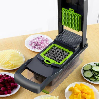 🥗 16-in-1 Mandoline Slicer & Vegetable Chopper – Multifunction Kitchen Cutter 🔪