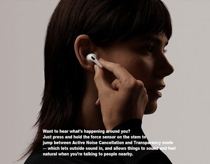 AirPods Pro 2 Black – Type-C | Buzzer | Volume Control | Wireless Charging