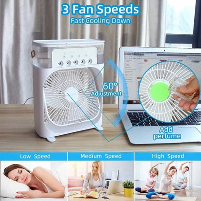 10-Inch Large Portable Air Conditioner Fan – Powerful Cooling Anywhere