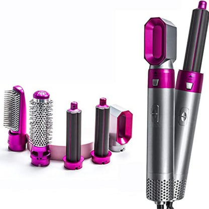 5 in 1 Hair Dryer Brush – Hot Air Styler for Straightening, Curling & Volumizing