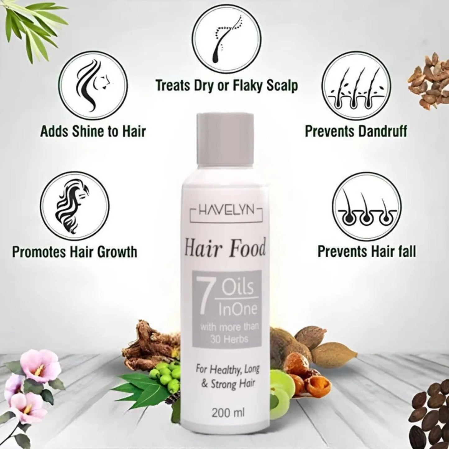 Havelyn Hair Food Oil 200ml – Deep Nourishment for Strong, Healthy Hair