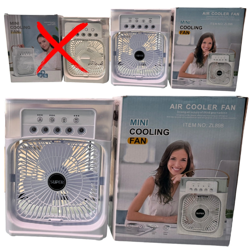 10-Inch Large Portable Air Conditioner Fan – Powerful Cooling Anywhere